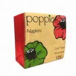 2PLY RED 40CM NAPKIN 8 FOLD (2000)