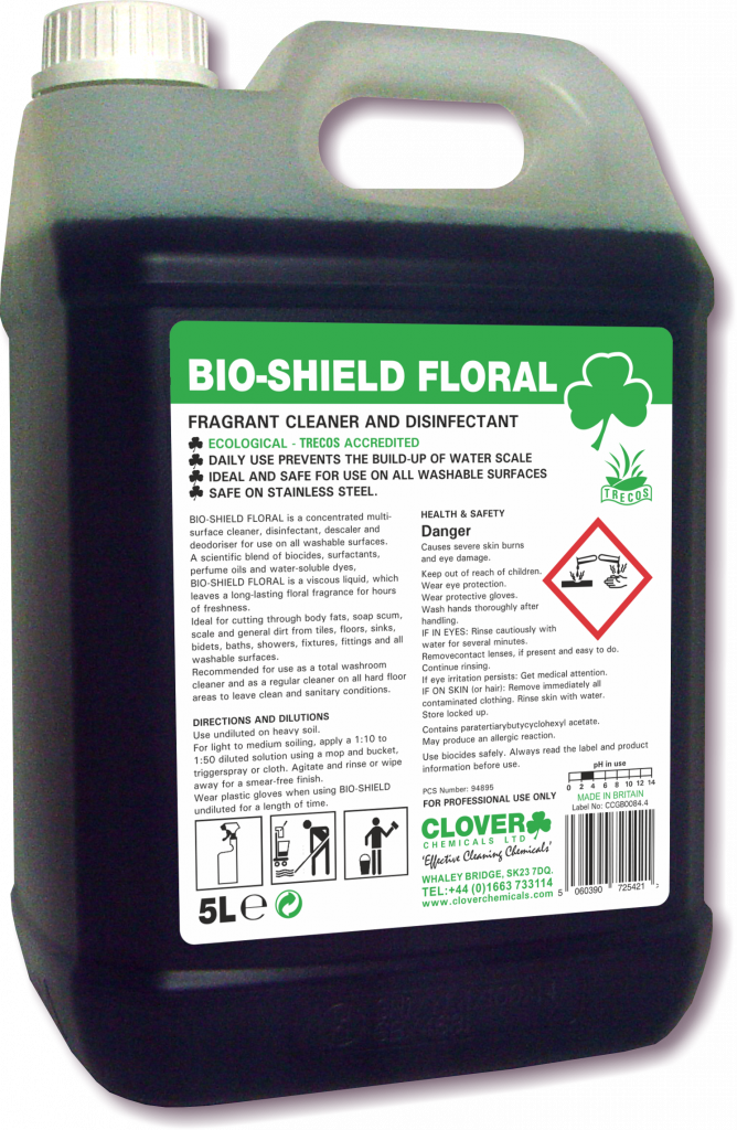 Bioshield Floral Disinfectant Cleaner 5ltr