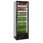 Prodis Tall Single Hinged Black Wine Cooler